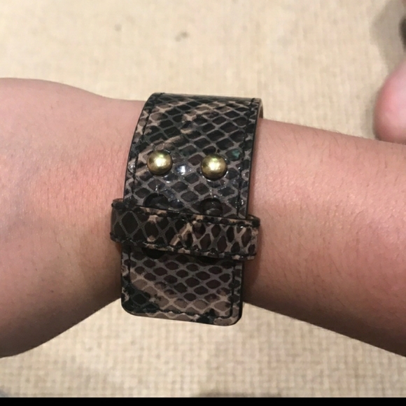 Coach NWOT Leather Ciff Bracelets - Picture 3 of 6